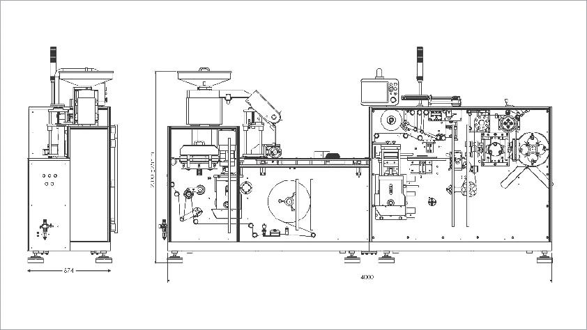 BLISTER PACKING MACHINE, Model NT 240