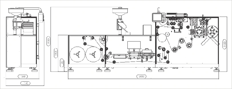 BLISTER PACKING MACHINE, Model NT 240